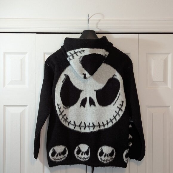 Artesanias Tuntaquimba Nightmare Before Christmas Jack Skellington Wool Full Zip - Picture 2 of 9